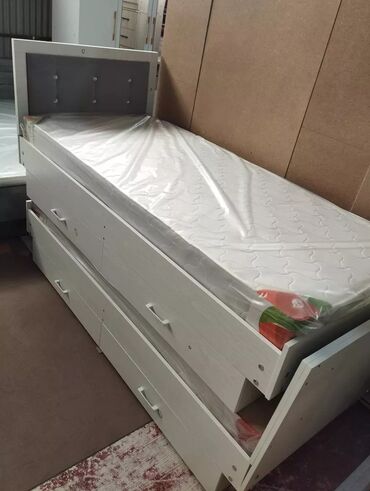 Односпальные кровати: Односпальная кровать, Новый, С матрасом, длина - 205 см — 8