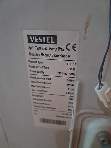Kondisionerlər: Vestel Split Tipi İsti/Soyuq Kondisioner (Heat Pump, Wall Mounted) - — 9