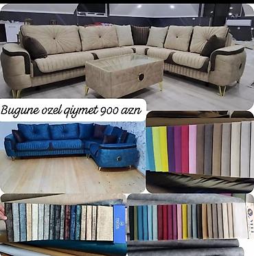 Divan və masa dəstləri: Yeni, Künc divan, Qonaq otağı üçün, Açılmayan, Azərbaycan — 1