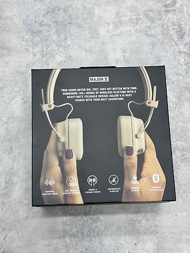 core i3 6100: Marshall Major V (Cream) — беспроводные накладные наушники с фирменным — 2