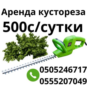 Аренда инструментов: Газонокосилка Электрическая, Самовывоз, Платная доставка