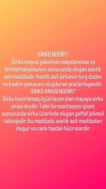 Souslar və ədviyyatlar: Üzüm, alma, qızılgül vişnə sirkələri satılır 1litri-10₼ sirkələr — 19