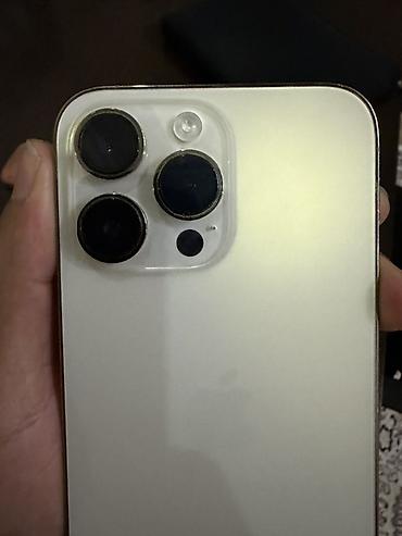 iphone xt: IPhone 14 Pro, Б/у, 256 ГБ, Золотой, 83 % — 9