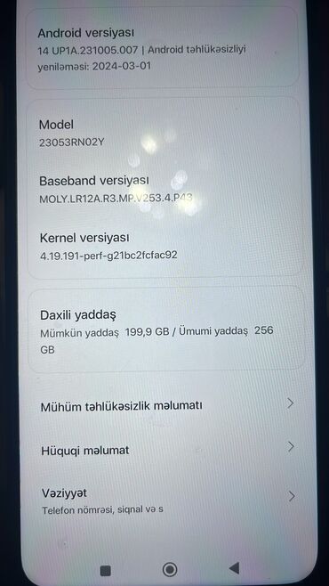 xiaomi 11 s: Xiaomi Redmi 12, 8 GB, rəng - Qara, 
 Barmaq izi, İki sim kartlı
