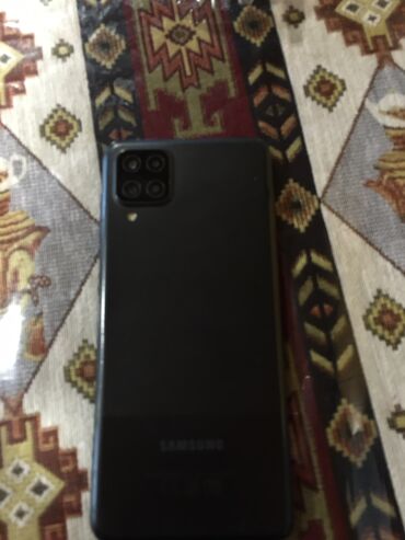 samsung ekranları: Samsung Galaxy A12, 64 GB, rəng - Qara