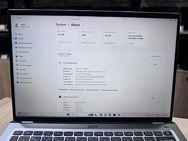 acer komputer: İşlənmiş Acer Swift, 14 ", Intel Core i5, 512 GB, Ünvandan götürmə, Ödənişli çatdırılma, Rayonlara çatdırılma — 10