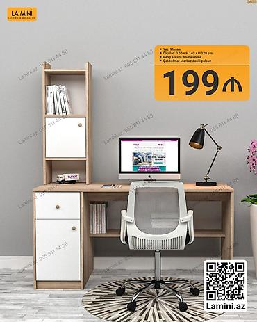 qabaq usdolu: Düz masa, Stulsuz, Polkalı, Siyirməli, Sadə laminat — 1