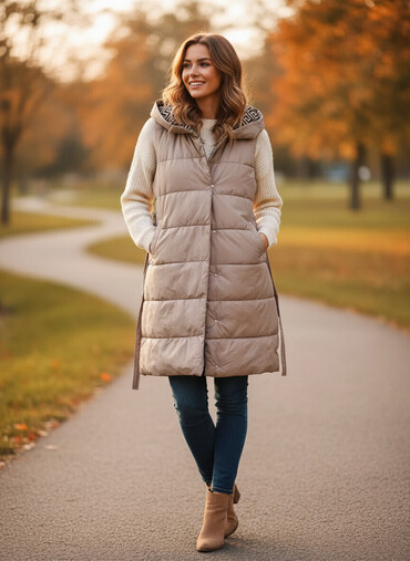 Jiletlər: Jilet, 2XL, rəng - Bej — 2