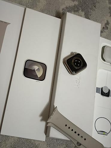 Apple Watch: Apple Watch 9 41 mm silver Полный комплект : Зарядка коробка — 9