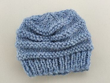 niebieska czapka: Cap, 0-3 months, condition - Very good