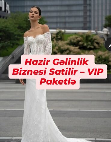 Toy paltarları: Yalnız paltarlar deyil, bir gəlir modeli satılır! Gəlinlik brendi