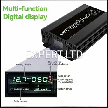 Digər elektrik malları: 3000 Watt gücündə təmiz sinus dalğalı invertor satılır. Daxil olan — 21