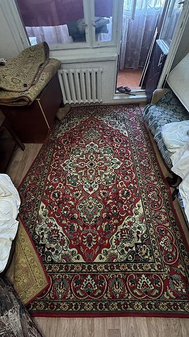 старинный ковер ручной работы: Ковер Б/у, Советский, 300 * 200, Шерсть, Сделано в Кыргызстане, Безналичная/наличная оплата — 2