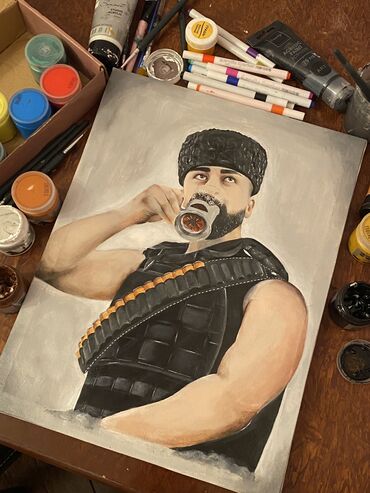 Digər kolleksiyalar: Paster blessed acrylic boya el işi ketan — 8