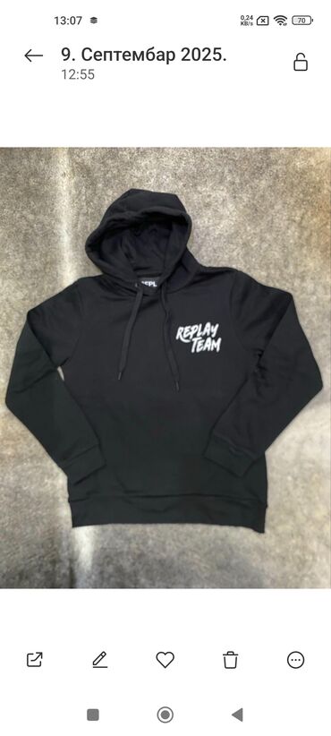 Duksevi: Duks sa kapuljačom Replay - Model: klasični hoodie sa učkurom na — 1