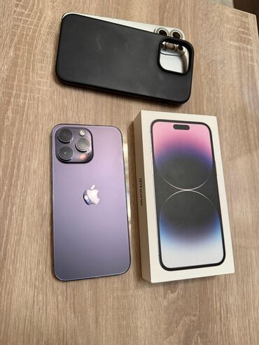 irsad telecom iphone: IPhone 14 Pro Max, 128 ГБ, Deep Purple, Отпечаток пальца, Face ID