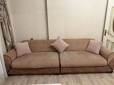 Divanlar: İki hissəli geniş salon divanı - Model: modullu 2 hissədən ibarət — 3