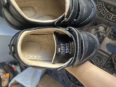 Детская обувь: Детские черные туфли/кроссовки для школы - Модель: Babotou Kids Shoes — 9