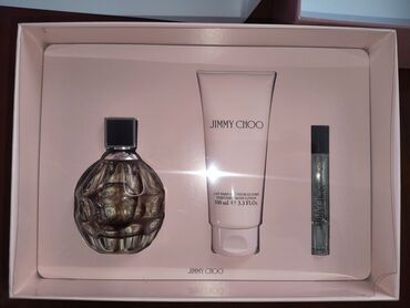 Parfemi: JIMMY CHOO SET (edp 100 ml + edp7,5 ml +b/lotion), nov, nekorišćen