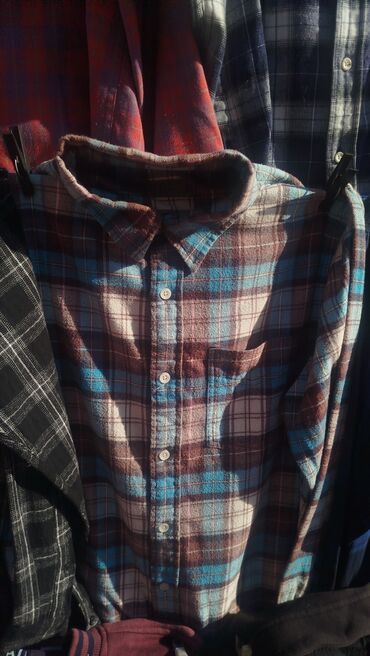 Рубашки: Продаю фанельковые рубашки 100% хб привозные Корея б/у в отличном — 5
