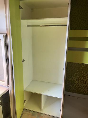bunk bed: Детская гарнитура, Б/у, Для девочки, Для мальчика, ДСП, цвет - Зеленый, Самовывоз — 6