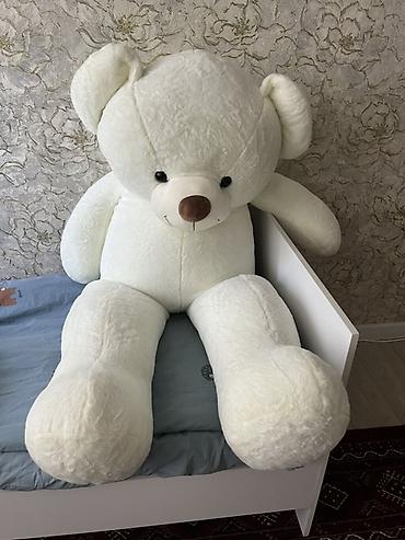 zara home: Большой плюшевый медведь-гигант, белый. новый - Материал: мягкий — 3