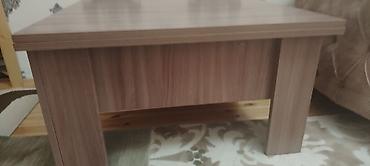 islenmis metbex mebeli: Kvadrat masa, Transformer, Təkərsiz, Teksturalı laminat, Zəmanətsiz — 2