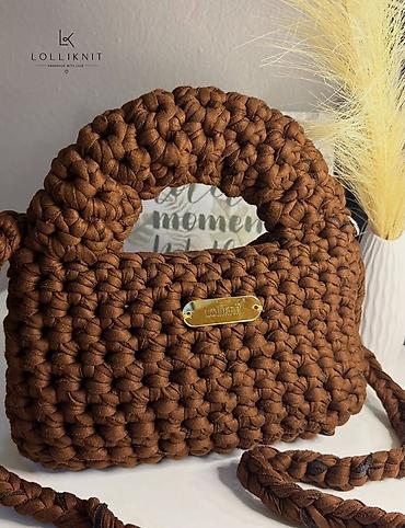 sac: Ručno rađena pletena torbica Lolliknit - Brend: Lolliknit (metalna — 1