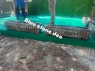 dormeo sova: Dekorativne betonske žardinjere – “Blue stone doo” - Materijal — 1