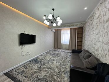 азия мол дом: 2 комнаты, 70 м², Элитка, 10 этаж, Евроремонт