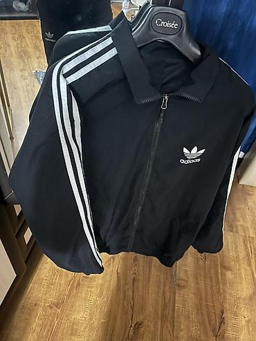 Толстовки: Мужская толстовка, S, Adidas, Б/у, цвет - Черный — 1