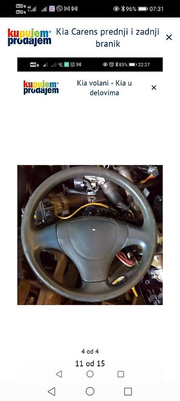 Ostalo: Kia Carens – prednji i zadnji branik - Komplet branika za Kia Carens — 7