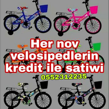 детские трехколесные велосипеды azimut crosser в Азербайджан | АВТОЗАПЧАСТИ: Velosiped velosiped vesebet Kredit Usaq arabasi usaq velosipedi usaq