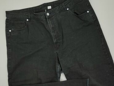 legginsy sliskie damskie: Jeans, H&M, 2XL (EU 44), condition - Good