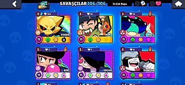 braw stars: (real aliciya endirim )Brawl Stars hesabı – tam paket, yüksək — 3