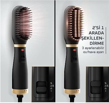 dyson daraq seti: Rowenta Power Straight Air – fen və saç düzləyicisini birləşdirən isti — 5