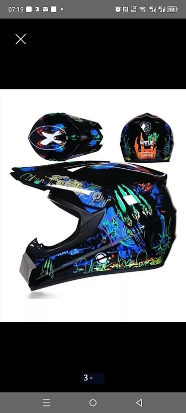 Moto dəbilqələr: 1 ci 2ci şəkildəki Moto Kaskalar 29-azn. 3cü 4-5-6-cı şəkildəki — 25