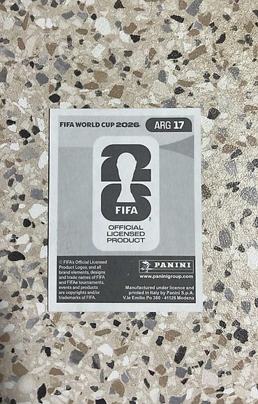 messi formaları: Panini FIFA World Cup 2026 rəsmi stiker – Lionel Messi (ARG 17) - — 2