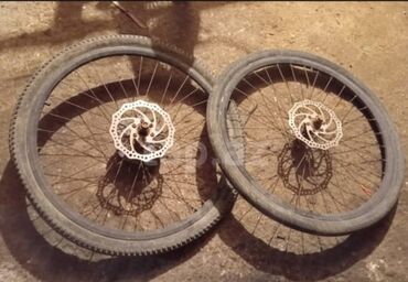 velosiped 3 teker: Salam 24lukdir disk tekeri ile birlikde satilir ikisi birlikde 25