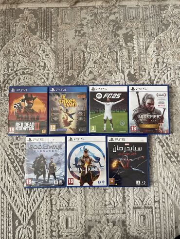 аренда плейстешен: Продаю диски на ps4/5 Red dead redemption 2 - 1500 сом It takes two