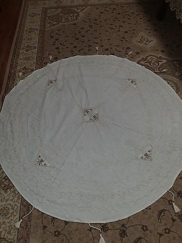 скатерты: Скатерть круглая.(новая) Окружность 155см(лён) Made in Turkey — 3
