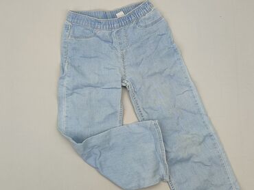 spodnie mom jeans house: Spodnie jeansowe, H&M, 5-6 lat, 110/116, stan - Dobry