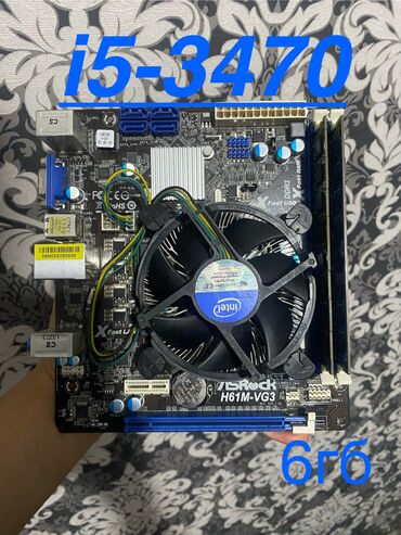 ddr 3 8gb цена: Материнская плата, Б/у, ASRock, LGA1155, Micro-ATX, Для ПК