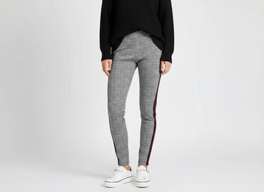 rajstopy z dziurami: Gina Tricot, Legginsy Eleganckie damskie, rozmiar XS