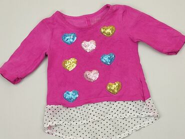 Bluzy dla dzieci: Bluzka 3-6 m, wzrost - 68 cm., Bawełna, stan - Dobry