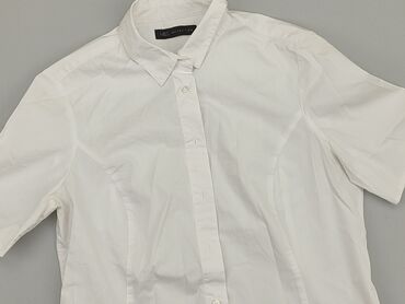 massimo dutti białe t shirty: Shirt, Marks & Spencer, L (EU 40), condition - Good