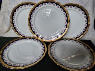 Ostali antikviteti: Tenjiri desertni winterling 1950g + Nemacka. Desertni tanjiri bez — 3