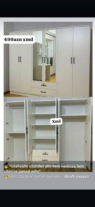 Dolablar: Yeni, Açılan, 4 qapılı Düz dolab, Dəhliz dolabı, Rusiya — 18