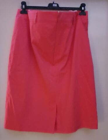 kožna pencil suknja: 3XL (EU 46), Midi, bоја - Roze