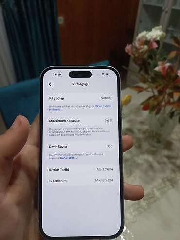 xiaomi 13 satilir: IPhone 15, 128 GB, Blue Titanium, Face ID, Sənədlərlə, Zəmanət — 3